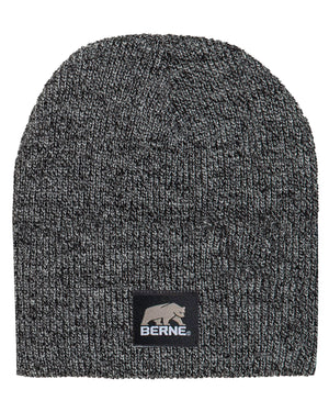 Berne Heritage Knit Beanie - Black/White