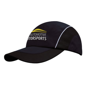 4 Panel Sports Cap with Mesh Inserts