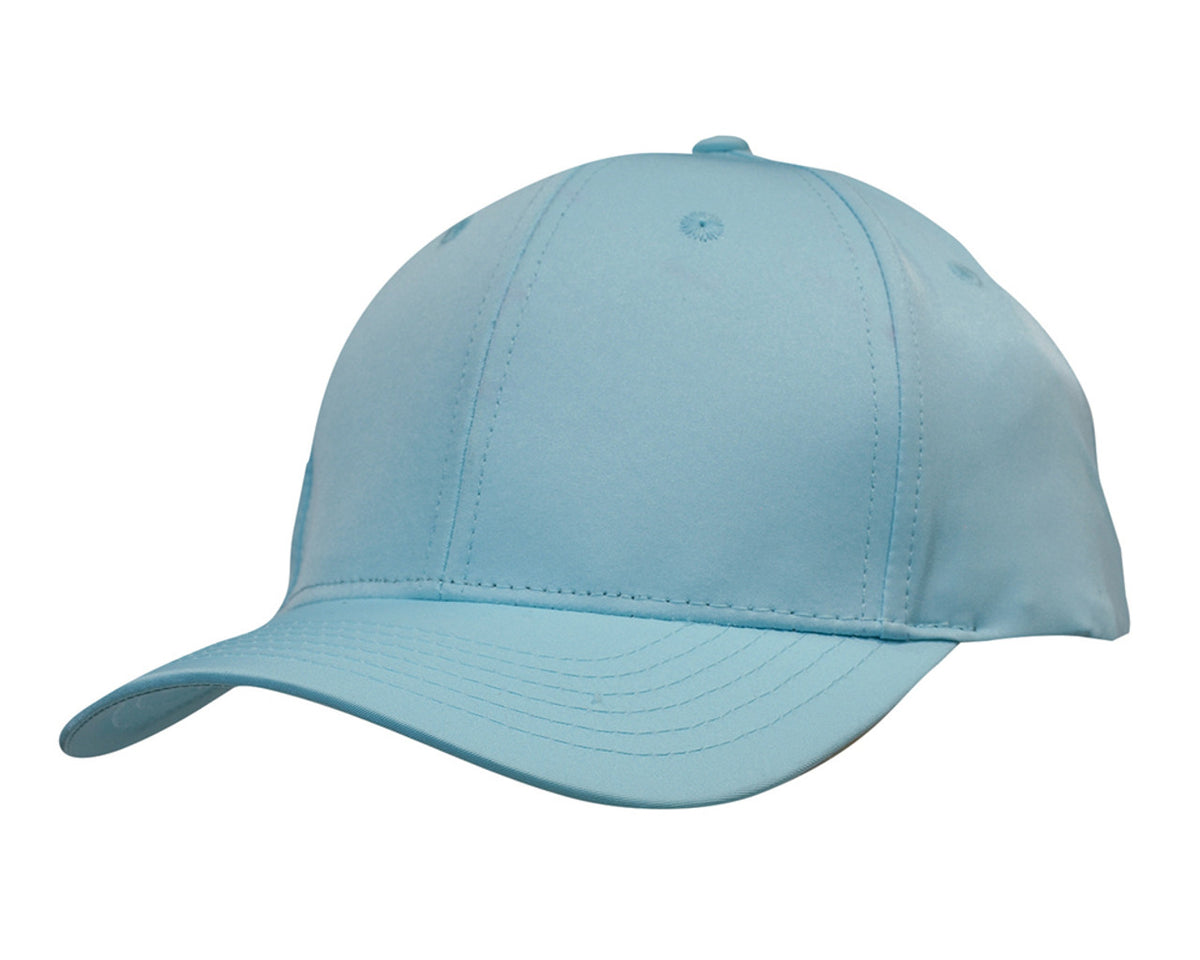 6 Panel Premium Pioneer Sports Twill - Cyan