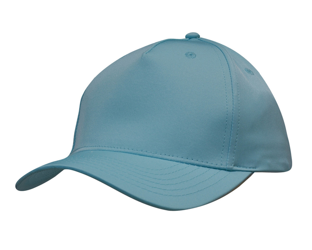 5 Panel Premium Pioneer Sports Twill - Cyan