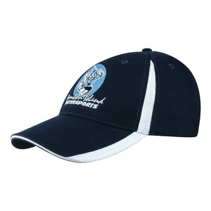 6 Panel BHC Cap with Inserts On Peak & Crown