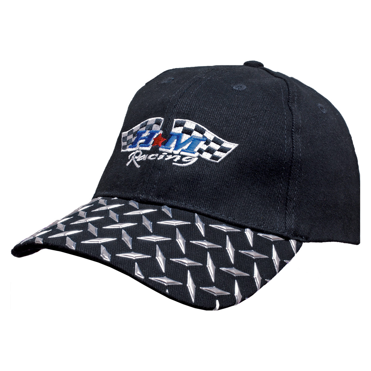 6 Panel Hbc Cap with Checker Plate Peak