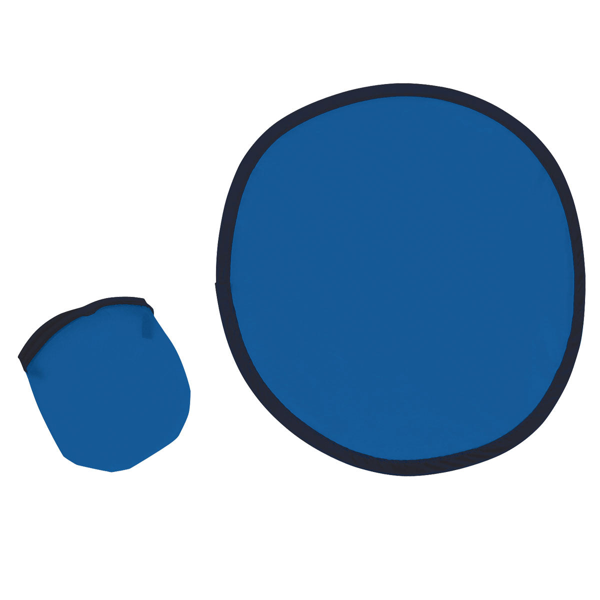 10" Flying Disk - Royal Blue With Black