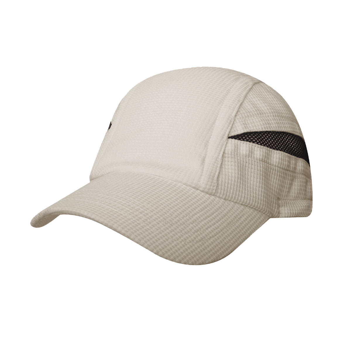 Super light weight performance running cap w/ elastic & toggle / solid