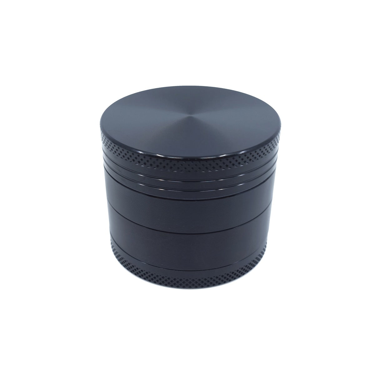 4-Part Aluminum Metal Grinder - Black