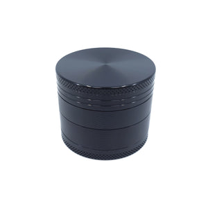 4-Part Aluminum Metal Grinder - Black