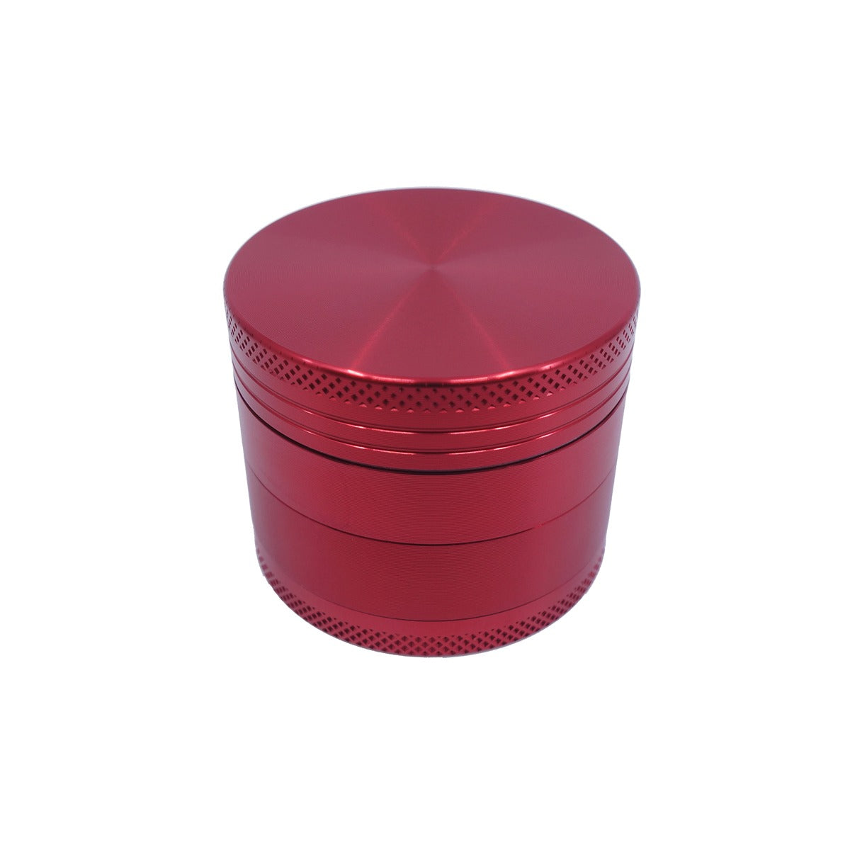 4-Part Aluminum Metal Grinder - Red