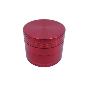 4-Part Aluminum Metal Grinder - Red