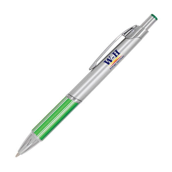Lynx Plastic Click-Action Promotional Pen - Green