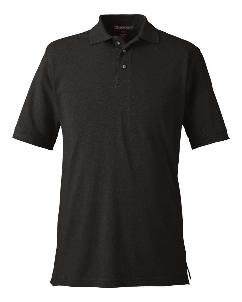 Harriton Men's 6 oz. Ringspun Cotton - Black