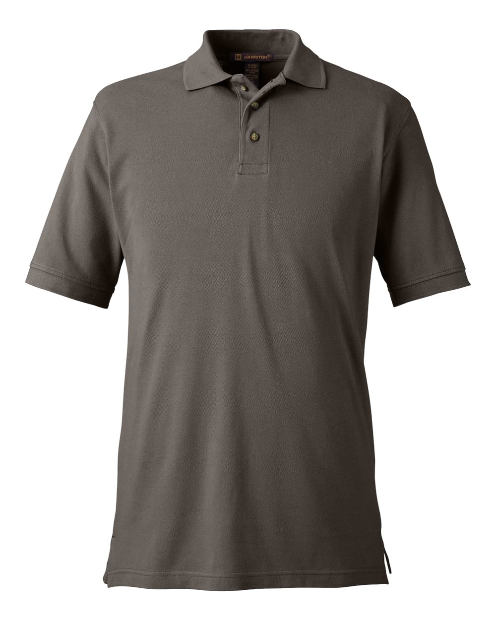 Harriton Men's 6 oz. Ringspun Cotton - Charcoal