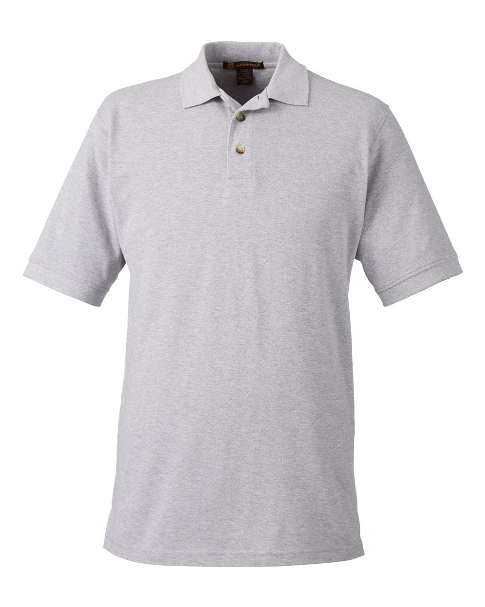 Harriton Men's 6 oz. Ringspun Cotton - Grey Heather