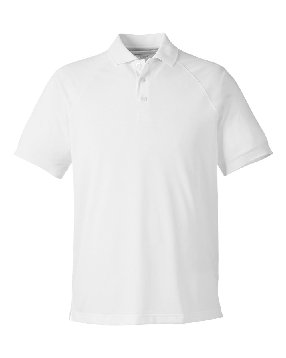 Harriton Men's Charge Snag and Soil Protect Polo - White