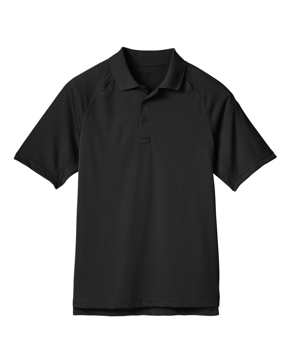 Harriton Men's Advantage Tactical Performance Polo - Black