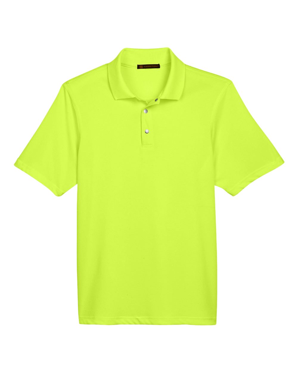 Harriton Men's Advantage Snag Protection Plus IL Snap Placket Polo - Safety Yellow