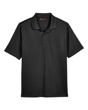 Harriton Men's Advantage Snag Protection Plus Polo - Black