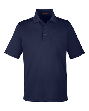 Harriton Men's Advantage Snag Protection Plus IL Pocket Polo - Dark Navy