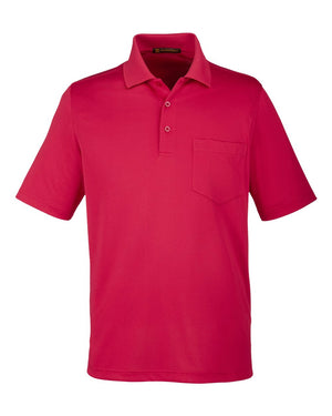 Harriton Men's Advantage Snag Protection Plus IL Pocket Polo - Red