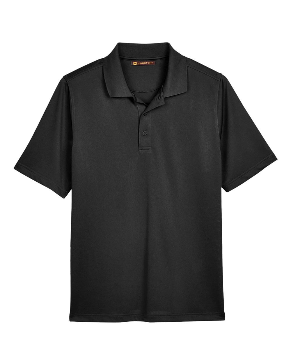 Harriton Men's Tall Advantage Snag Protection Plus IL Polo - Black