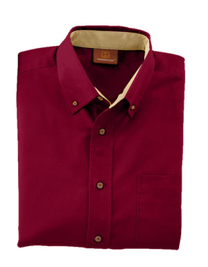 Men's Easy Blend™ Long-Sleeve Twill Shirt with Stain-Release - Hunter