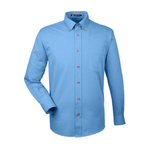 Men's Easy Blend™ Long-Sleeve Twill Shirt with Stain-Release - Lt College Blue