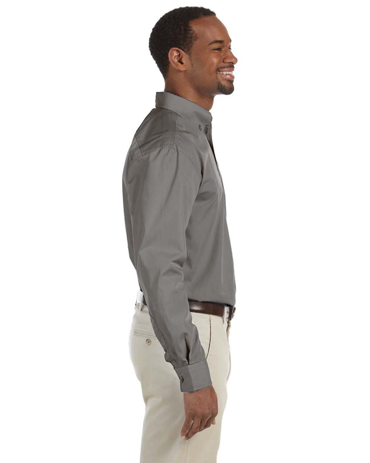 Harriton Men's Essential Poplin - Side