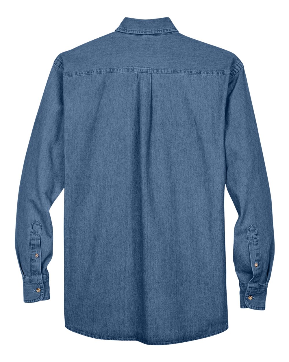 Harriton Men's Long-Sleeve Denim Shirt