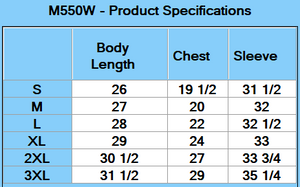 Harriton Ladies' Long-Sleeve Denim Shirt - Specs