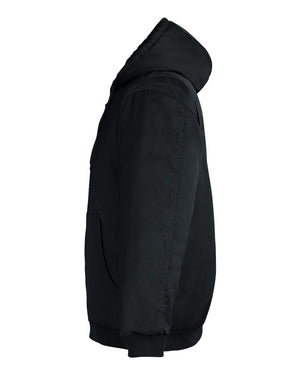 Harriton Men's Tall ClimaBloc® Heavyweight Hooded Full-Zip Jacket