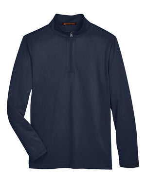 Harriton Men's Advantage Snag Protection Plus Quarter-Zip - Dark Navy