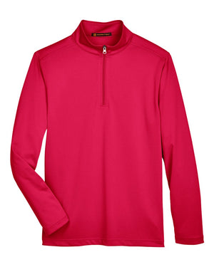 Harriton Men's Advantage Snag Protection Plus Quarter-Zip - Red