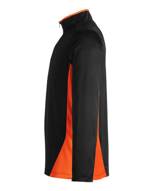 Harriton Men's Flash Snag Protection Plus IL Colorblock Quarter-Zip