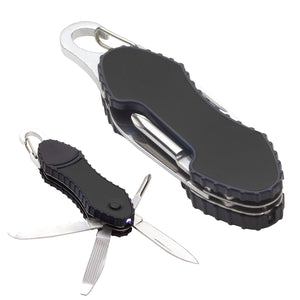 6-Function Multi-Tool with Carabiner - Black