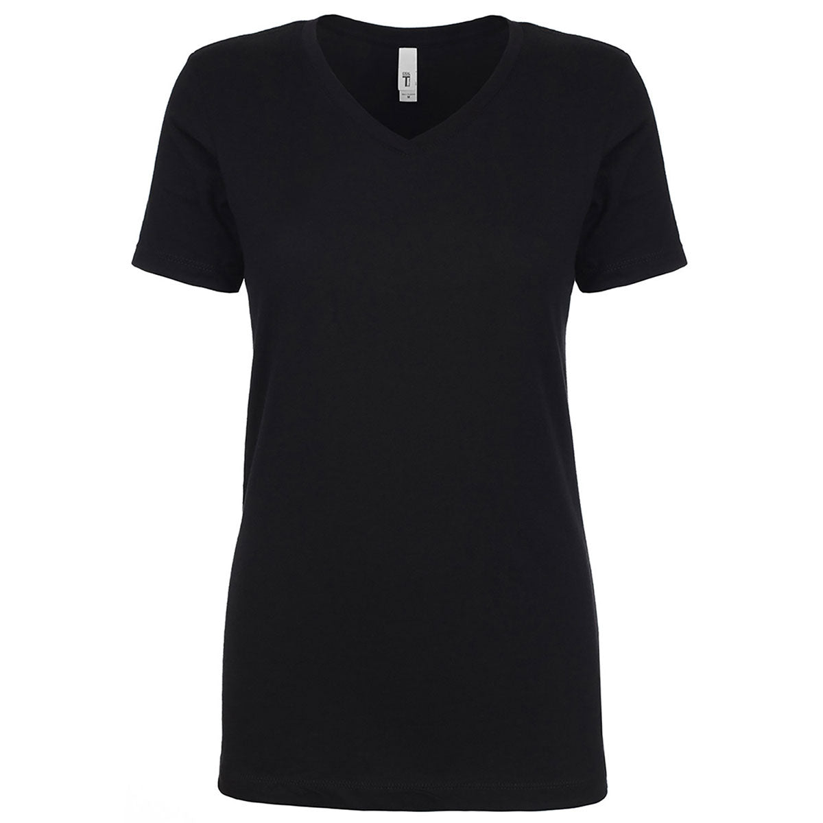 Next Level Women's Ideal V-Neck T-Shirt - Black