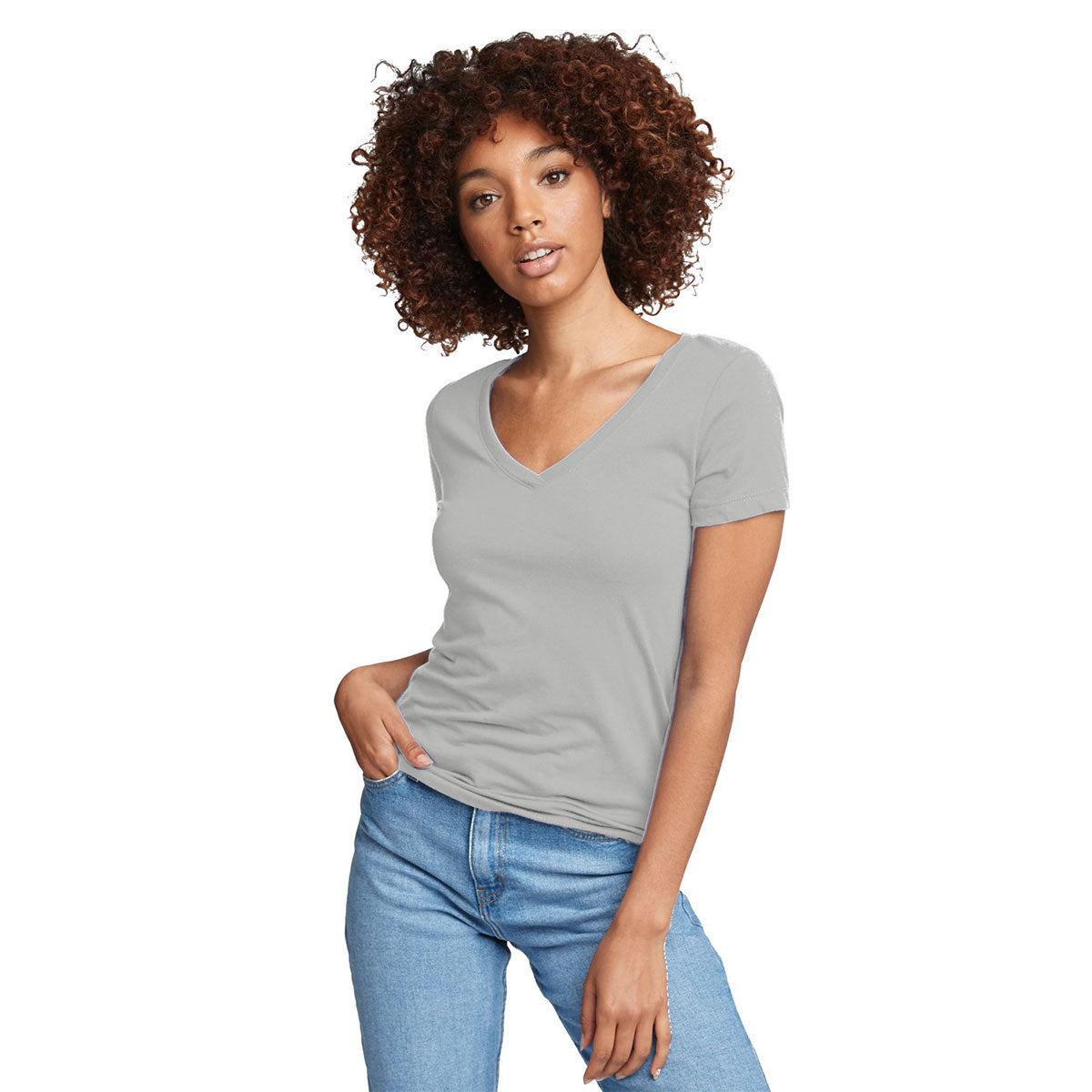 Next Level Women's Ideal V-Neck T-Shirt