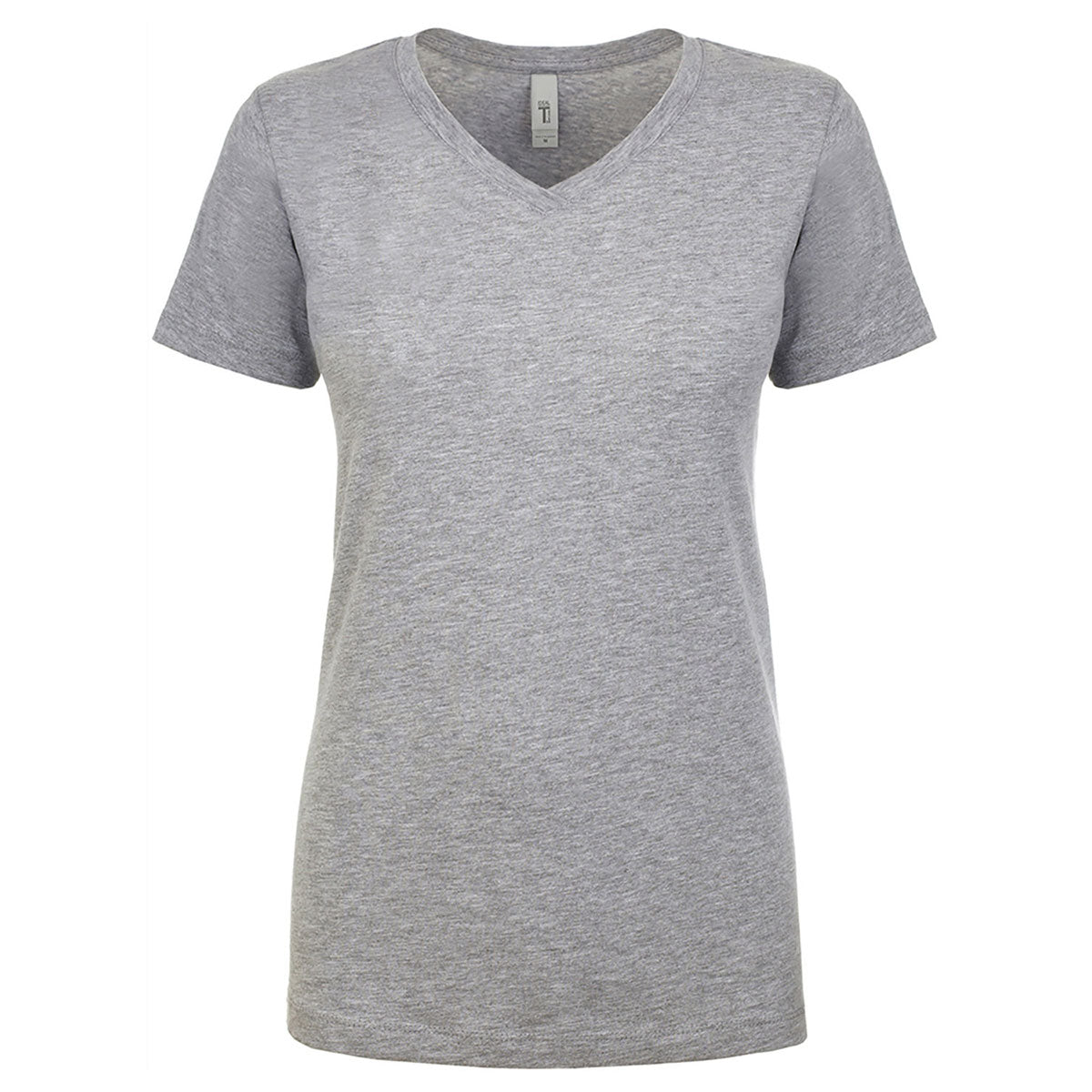 Next Level Women's Ideal V-Neck T-Shirt - Heather Grey