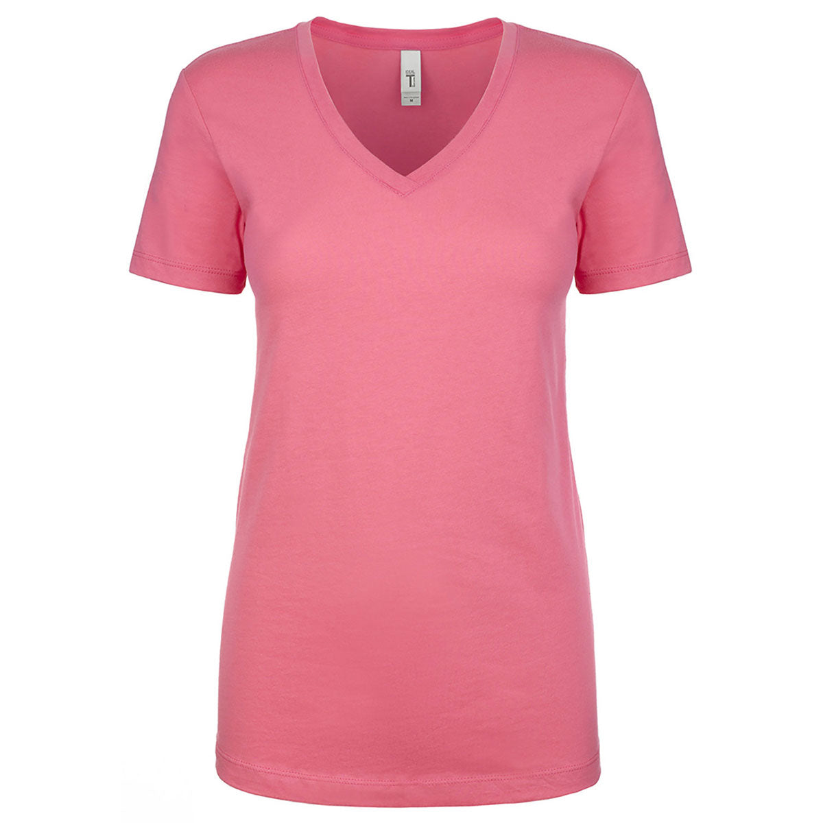 Next Level Women's Ideal V-Neck T-Shirt - Hot Pink
