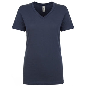 Next Level Women's Ideal V-Neck T-Shirt - Indigo