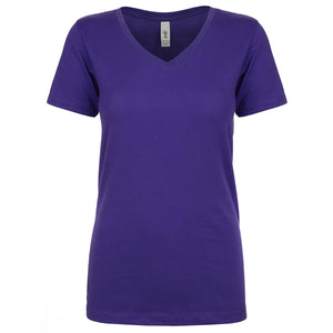 Next Level Women's Ideal V-Neck T-Shirt - Purple Rush