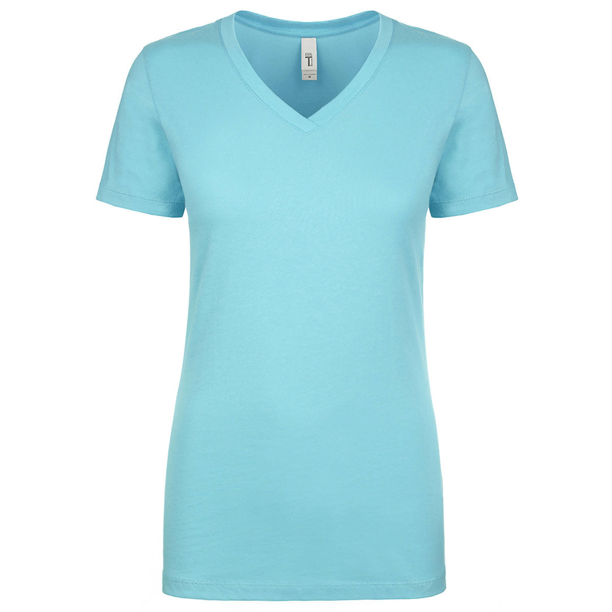 Next Level Women's Ideal V-Neck T-Shirt - Tahiti Blue