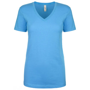 Next Level Women's Ideal V-Neck T-Shirt - Turquoise