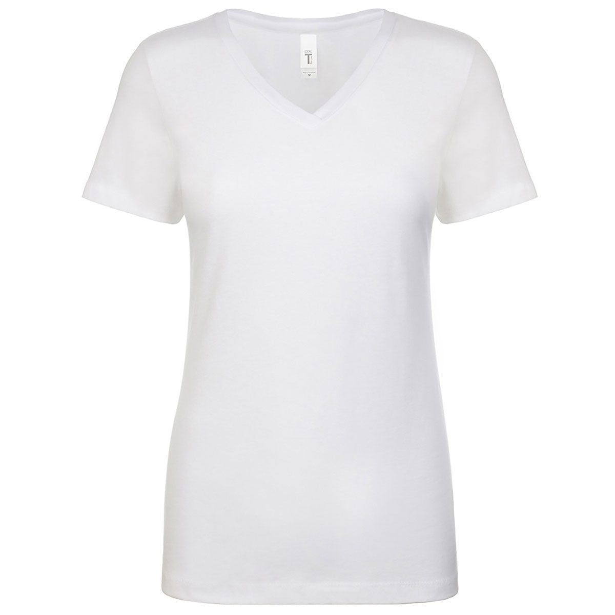 Next Level Women's Ideal V-Neck T-Shirt - White
