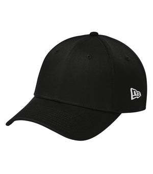 NEW ERA® Structured Stretch Cotton Cap - Custom Embroidered - Flag Black