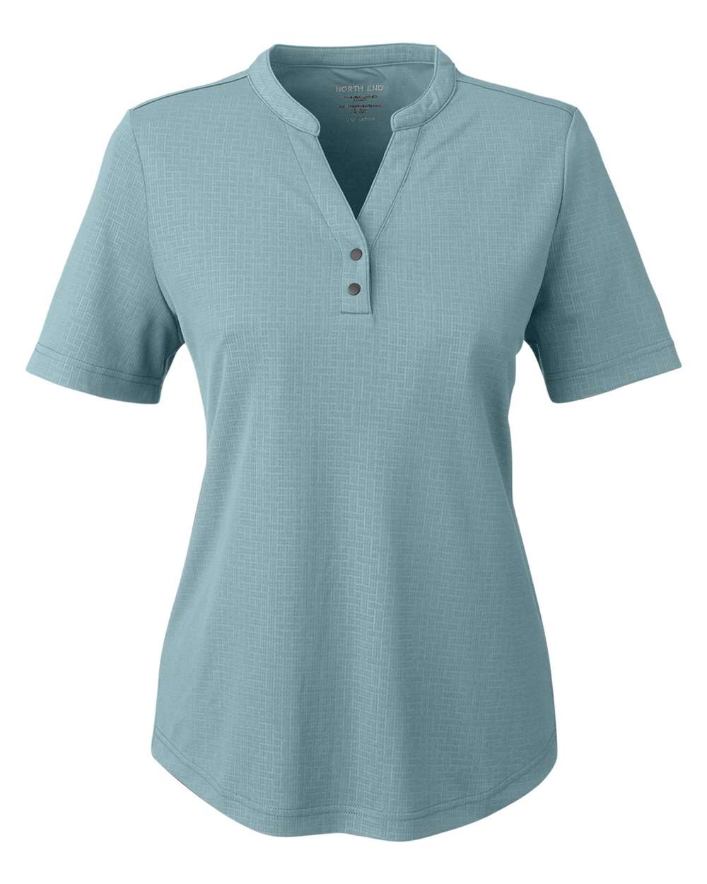North End Ladies' Replay Recycled Polo - Opal Blue