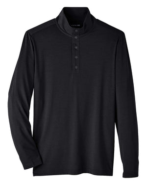 North End Men's Jaq Snap-Up Stretch Performance Pullover - Black
