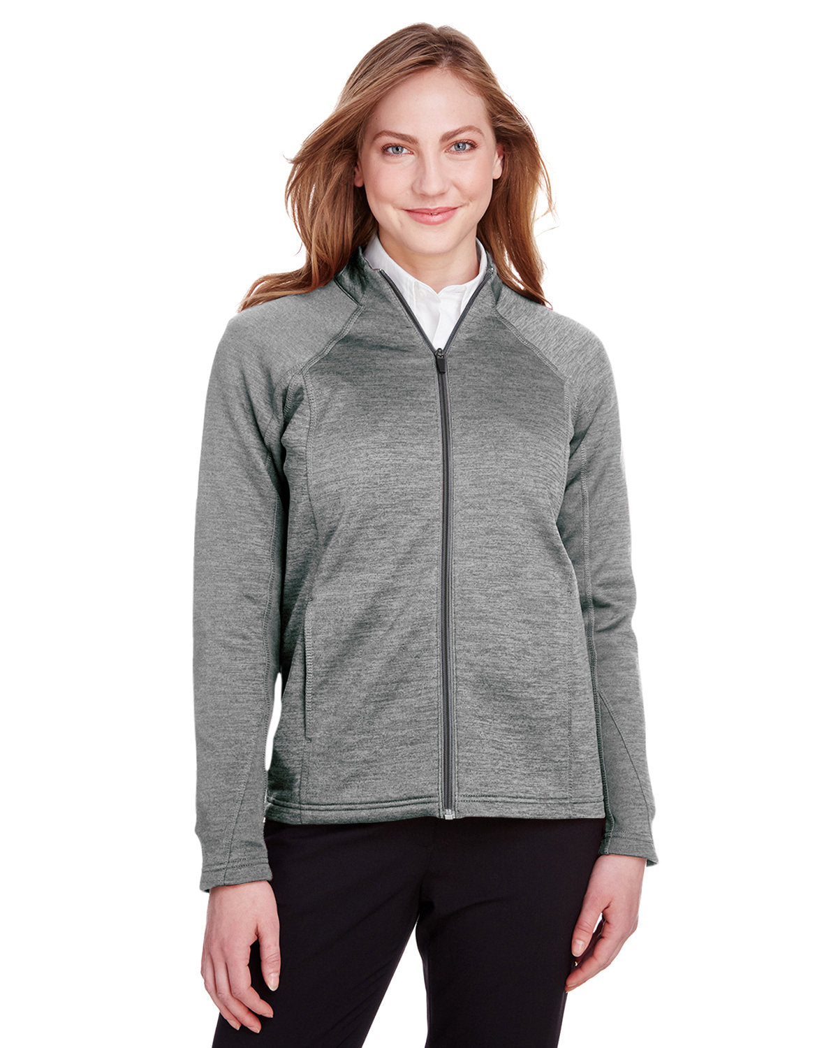North End Ladies' Flux 2.0 Full-Zip Jacket - Front