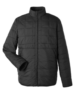North End Unisex Aura Fleece-Lined Jacket - Black