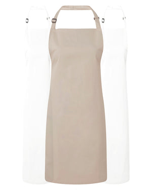 Artisan Collection by Reprime Unisex 'Colours' Recycled Bib Apron - Natural