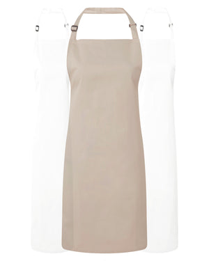 Artisan Collection by Reprime Unisex 'Colours' Recycled Bib Apron - Natural