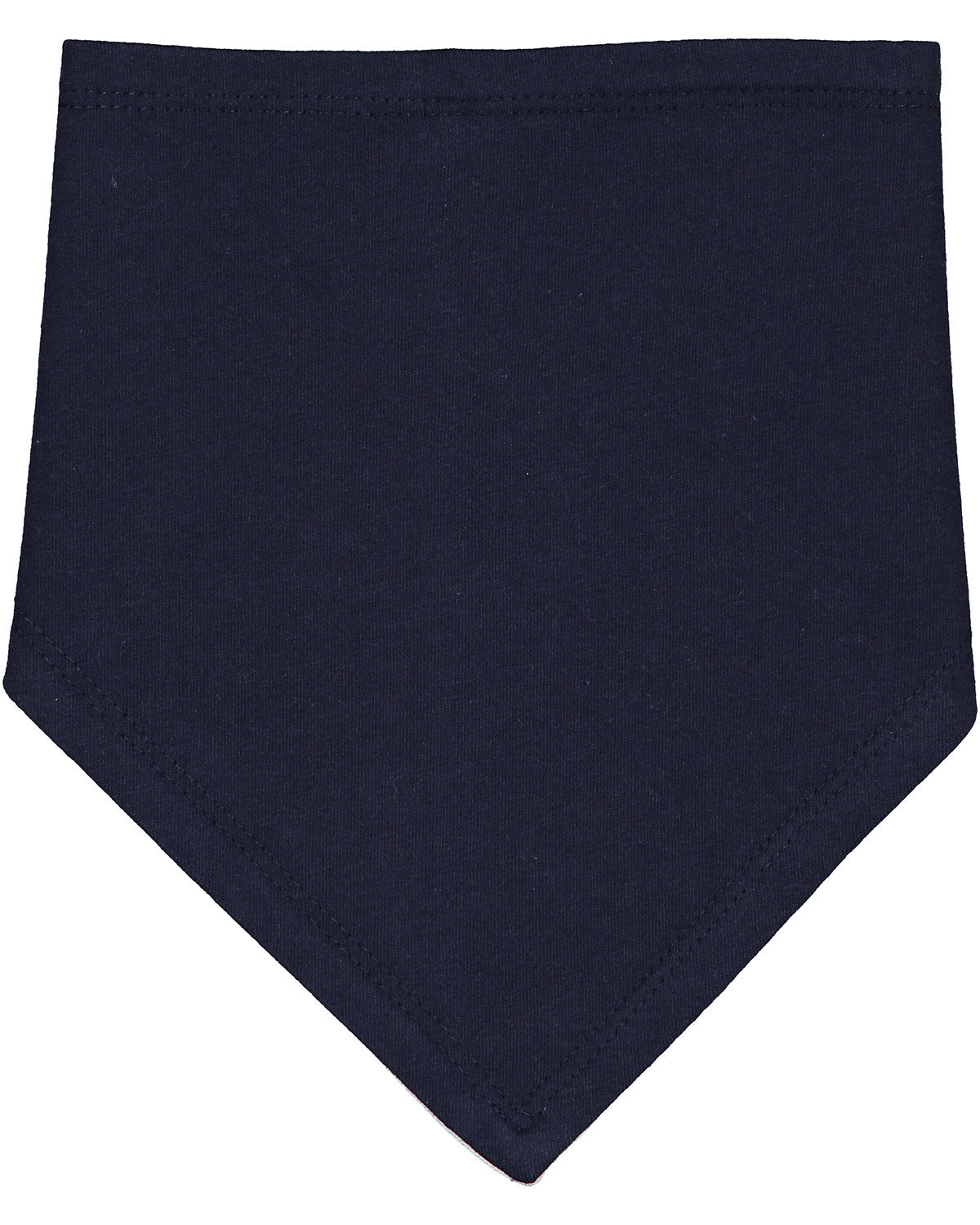 Rabbit Skins Infant Premium Jersey Bandana Bib - Navy/White